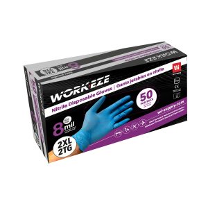 Wipeco Nitrile 8 mil Blue Disposable Glove