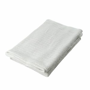 White cotton blankets