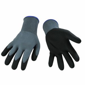 Pvc palm dip hi-dexterity glove
