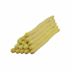 Yellow hazmat absorbent sock